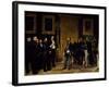 Annexation of Italy Presented to Victor Emmanuel II by Tuscan Delegates-Giovanni Mochi-Framed Giclee Print