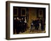 Annexation of Italy Presented to Victor Emmanuel II by Tuscan Delegates-Giovanni Mochi-Framed Giclee Print