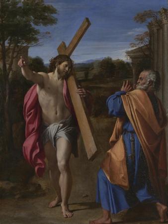 Christ Appearing to Saint Peter on the Appian Way (Domine, Quo Vadis), Ca 1602
