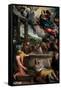 Annibale Carracci / 'The Assumption of the Virgin Mary', ca. 1587, Italian School, Oil on canva...-ANNIBALE CARRACCI-Framed Stretched Canvas