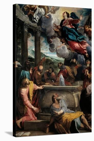 Annibale Carracci / 'The Assumption of the Virgin Mary', ca. 1587, Italian School, Oil on canva...-ANNIBALE CARRACCI-Stretched Canvas