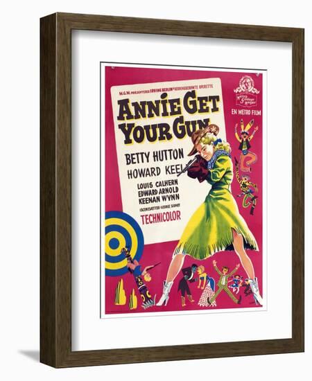 Annie Get Your Gun, Betty Hutton, 1950-null-Framed Art Print