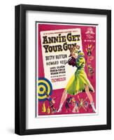 Annie Get Your Gun, Betty Hutton, 1950-null-Framed Art Print