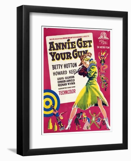 Annie Get Your Gun, Betty Hutton, 1950-null-Framed Art Print