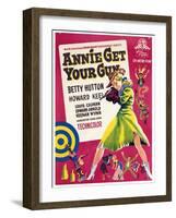 Annie Get Your Gun, Betty Hutton, 1950-null-Framed Art Print