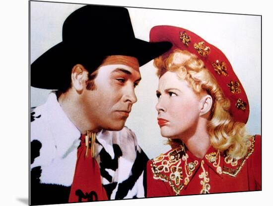 Annie Get Your Gun, Betty Hutton, Howard Keel, 1950-null-Mounted Photo