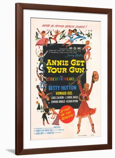 Annie Get Your Gun - Movie Poster Reproduction-null-Framed Photo