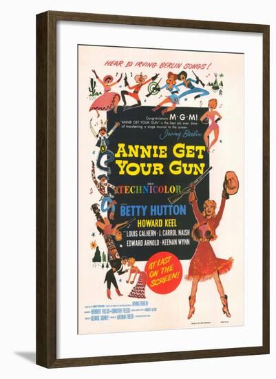 Annie Get Your Gun - Movie Poster Reproduction-null-Framed Photo