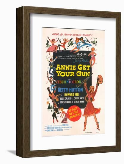 Annie Get Your Gun - Movie Poster Reproduction-null-Framed Photo