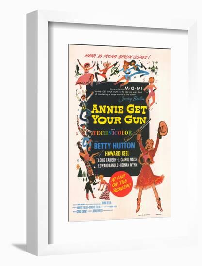 Annie Get Your Gun - Movie Poster Reproduction-null-Framed Photo