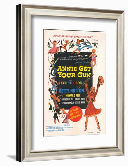 Annie Get Your Gun - Movie Poster Reproduction-null-Framed Photo