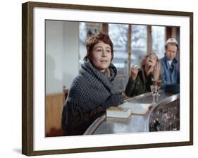 Annie Girardot: Elle Boit Pas, Elle Fume Pas, Elle Drague Pas Mais... Elle Cause !, 1970-Marcel Dole-Framed Photographic Print