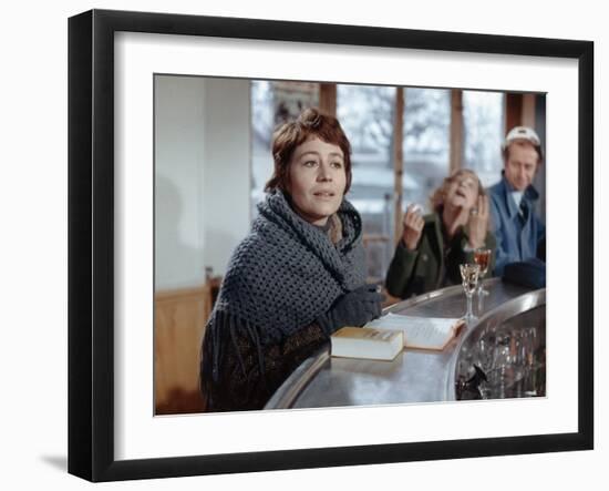 Annie Girardot: Elle Boit Pas, Elle Fume Pas, Elle Drague Pas Mais... Elle Cause !, 1970-Marcel Dole-Framed Photographic Print