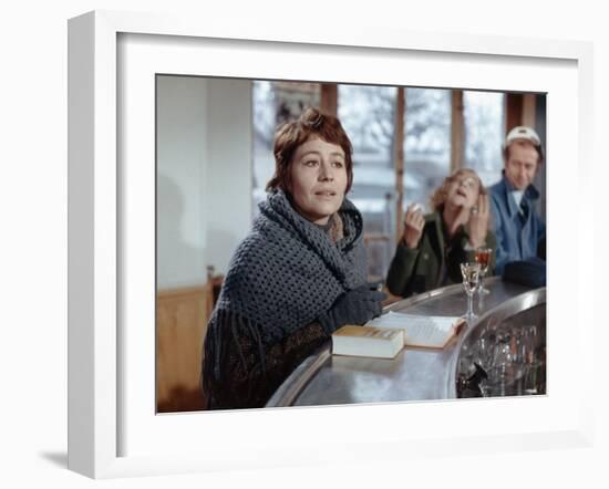 Annie Girardot: Elle Boit Pas, Elle Fume Pas, Elle Drague Pas Mais... Elle Cause !, 1970-Marcel Dole-Framed Photographic Print
