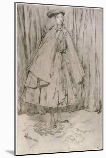 Annie Haden, 1860-James Abbott McNeill Whistler-Mounted Giclee Print