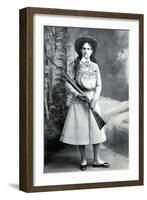 Annie Oakley, American Folk Hero-Science Source-Framed Giclee Print