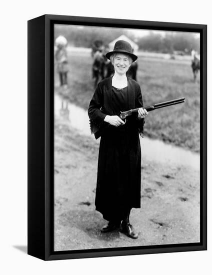 Annie Oakley, American Folk Hero-Science Source-Framed Stretched Canvas