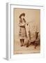 Annie Oakley Cabinet Photo-A.J. Wood-Framed Art Print