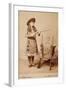 Annie Oakley Cabinet Photo-A.J. Wood-Framed Art Print