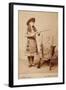 Annie Oakley Cabinet Photo-A.J. Wood-Framed Art Print