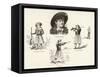 Annie Oakley Entertains with Feats of Skillful Marksmanship-null-Framed Stretched Canvas