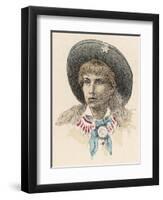 Annie Oakley-Jules Garnier-Framed Photographic Print