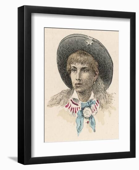 Annie Oakley-Jules Garnier-Framed Photographic Print