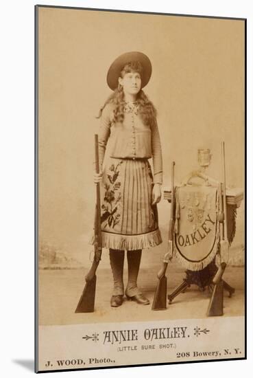 Annie Oakley-A.J. Wood-Mounted Art Print