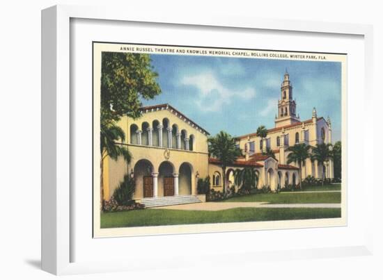 Annie Russell Theater, Rollins College-null-Framed Art Print