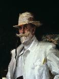 Portrait of William Merritt Chase, American Impressionist Painter, C1910-Annie Traquair Lang-Stretched Canvas