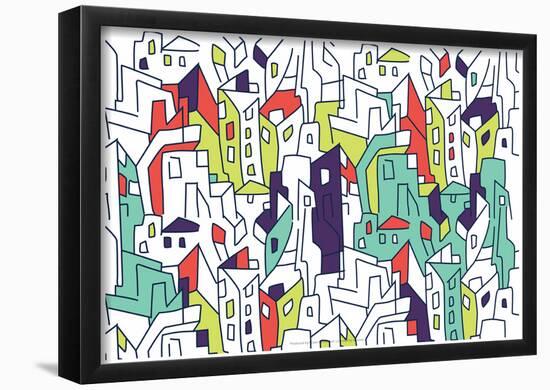 Annimo Concrete Jungle-null-Framed Poster