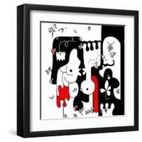 Annimo Lovers In Japan-null-Framed Art Print