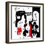 Annimo Lovers In Japan-null-Framed Art Print