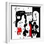 Annimo Lovers In Japan-null-Framed Art Print