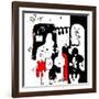 Annimo Lovers In Japan-null-Framed Art Print