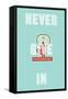 Annimo Never Give In-null-Framed Stretched Canvas