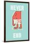 Annimo Never The End-null-Framed Art Print