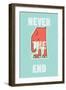 Annimo Never The End-null-Framed Art Print