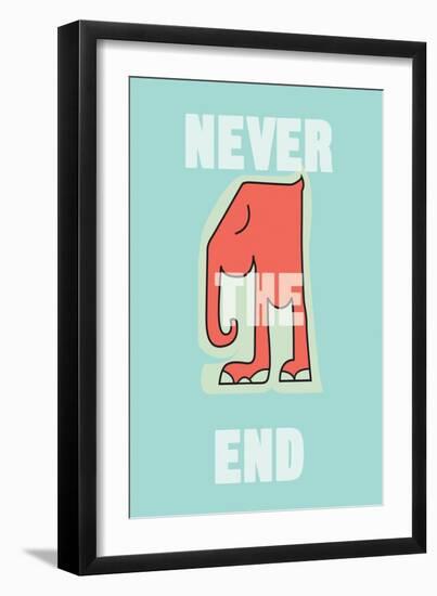 Annimo Never The End-null-Framed Art Print