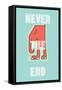 Annimo Never The End-null-Framed Stretched Canvas