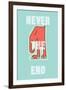 Annimo Never The End-null-Framed Art Print