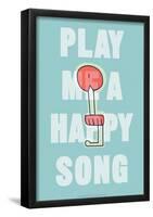 Annimo Play Me A Happy Song-null-Framed Poster