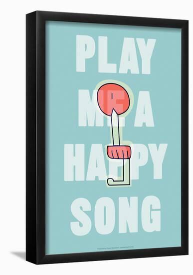 Annimo Play Me A Happy Song-null-Framed Poster