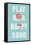 Annimo Play Me A Happy Song-null-Framed Stretched Canvas