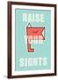 Annimo Raise Your Sights-null-Framed Art Print