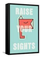 Annimo Raise Your Sights-null-Framed Stretched Canvas