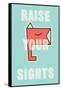 Annimo Raise Your Sights-null-Framed Stretched Canvas