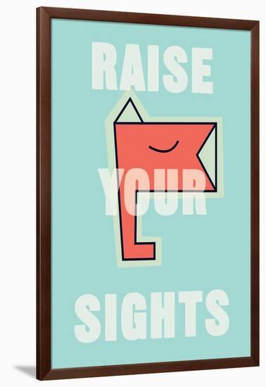 Annimo Raise Your Sights-null-Framed Art Print