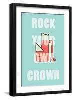 Annimo Rock Your Own Crown-null-Framed Art Print