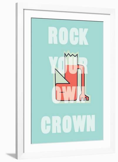 Annimo Rock Your Own Crown-null-Framed Art Print